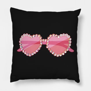 Pink Sunglasses Shady Lady Pillow