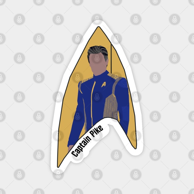 Captain Pike Magnet by Sutilmente