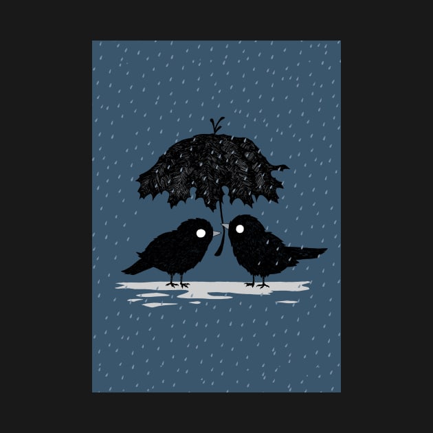 Birds in the Rain by djrbennett