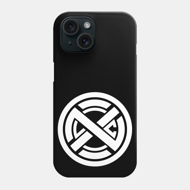 XLNC Logo Small White Phone Case by XLNC Merch