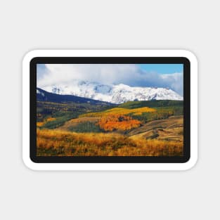 Fall colors in San Juan Mountains Magnet