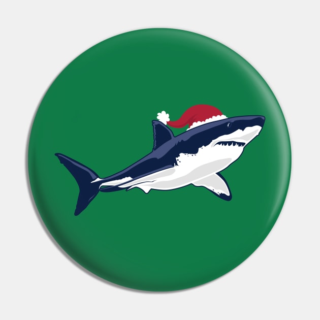 Santa Shark Baby Shark Pin by stayfrostybro