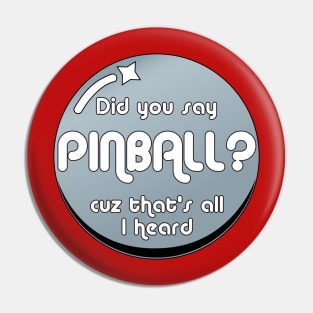 Did you say pinball? Pin