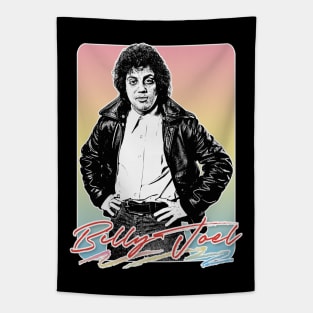 Billy Joel ///// Retro Style Fan Design Tapestry