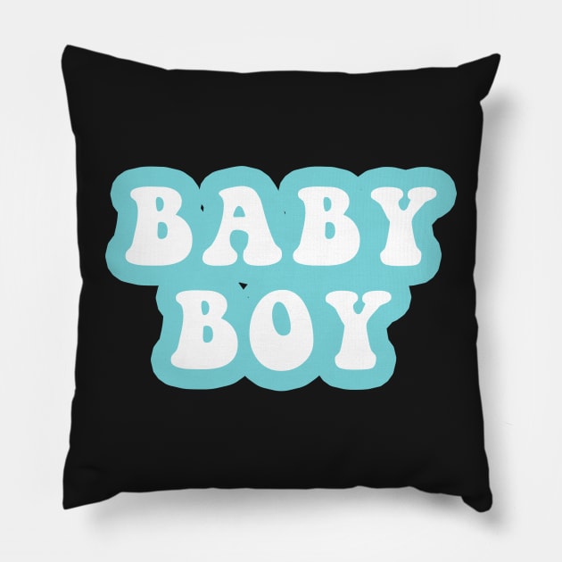 Baby Boy Pillow by CityNoir