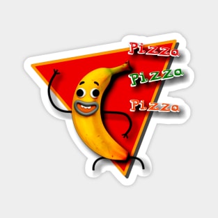 Banana Joe Pizza Dance Magnet