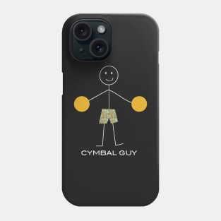 Funny Mens Cymbal Design Phone Case