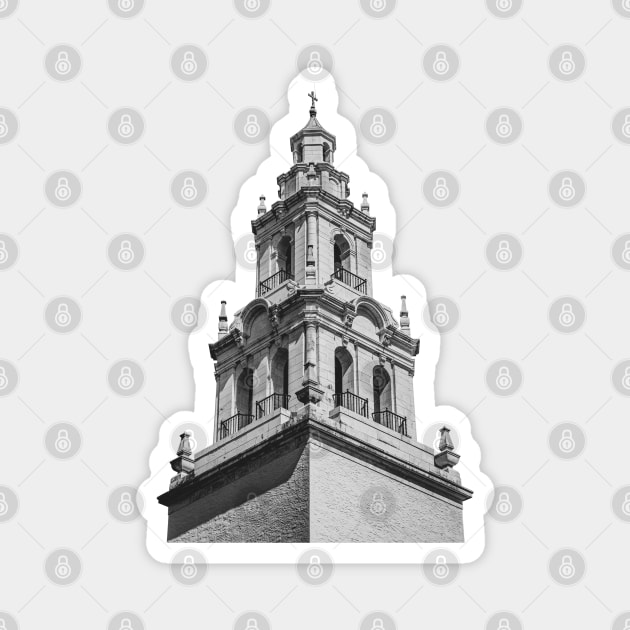 Steeple of Knowles Memorial Chapel Magnet by Enzwell