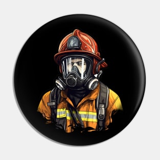 Flame Resistant Fireman Pin