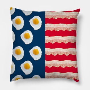 Breakfast Flag Pillow