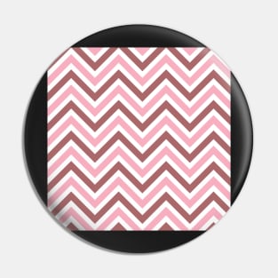 Mauve Pink Chevron ZigZag Repeat Pattern Pin