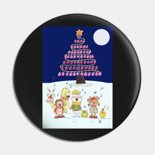 Let's sing Christmas carols together Pin