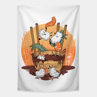 Sushi Party Tapestry