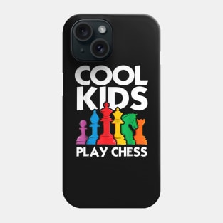 Cool Kids Play Chess Funny Chess Lover Shirt for Boys Girls Phone Case