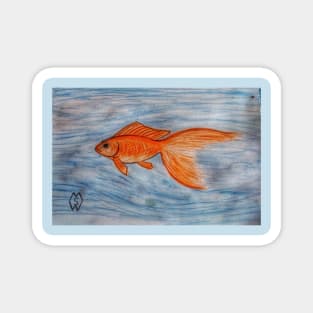 Fancy Goldfish Study Magnet