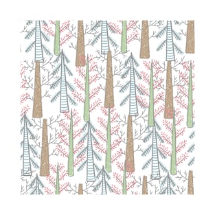 Forest trees pattern T-Shirt