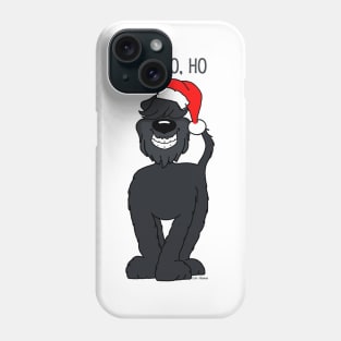 Bouvier des Flandres Santa Claus Phone Case