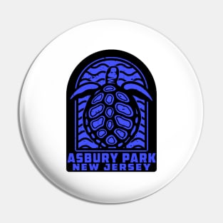 Asbury Park Beach New Jersey Sea Turtle NJ Pin