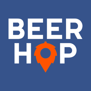 Beer Hop White & Orange T-Shirt