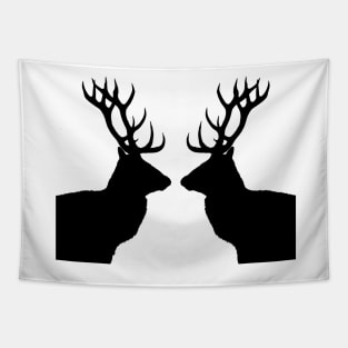 Stag Silhouette Tapestry