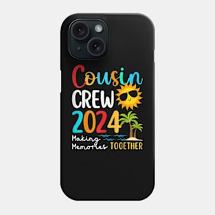 Cousin Crew 2024 Summer Vacation Beach Family Trips Matching T-Shirt Phone Case