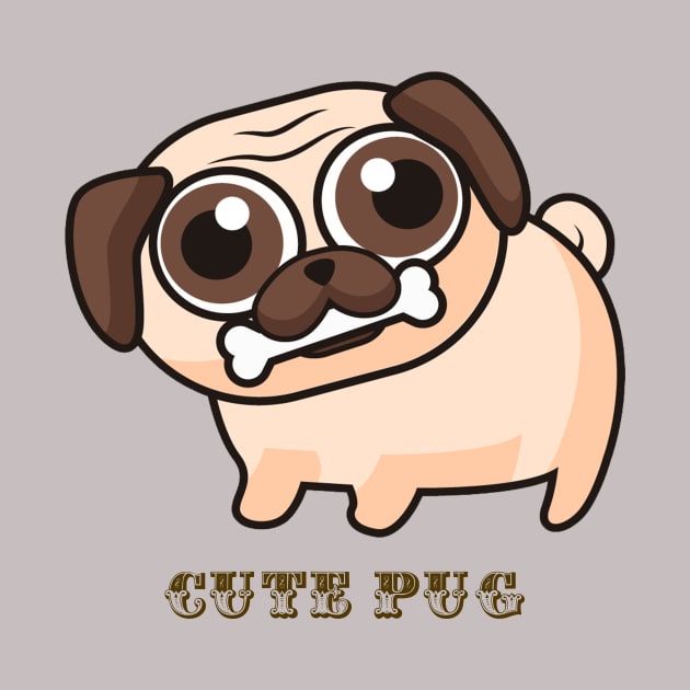 Cute pug lover by This is store
