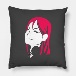 pink Whoana Keli simple portait Pillow