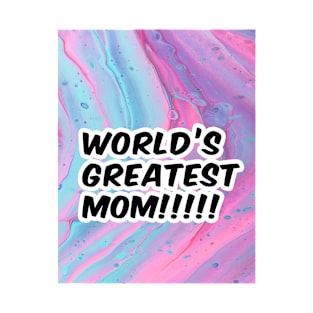 "World's Greatest Mom" Text design - Unisex Heavy Blend™ Hooded Sweatshirt T-Shirt