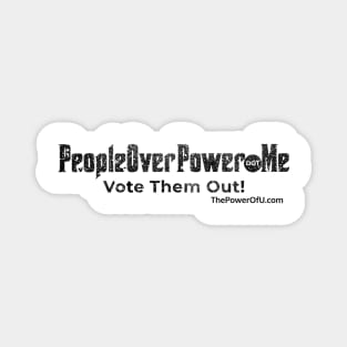 PeopleOverPower dot Me Magnet