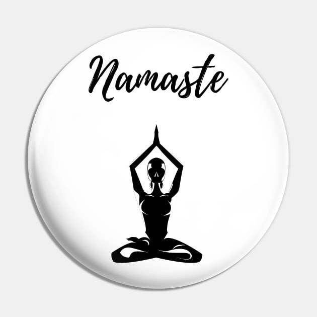 Namaste Pin by LifeSimpliCity