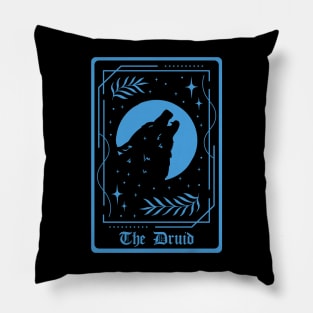 D&D Druid Class Tarot Card Pillow