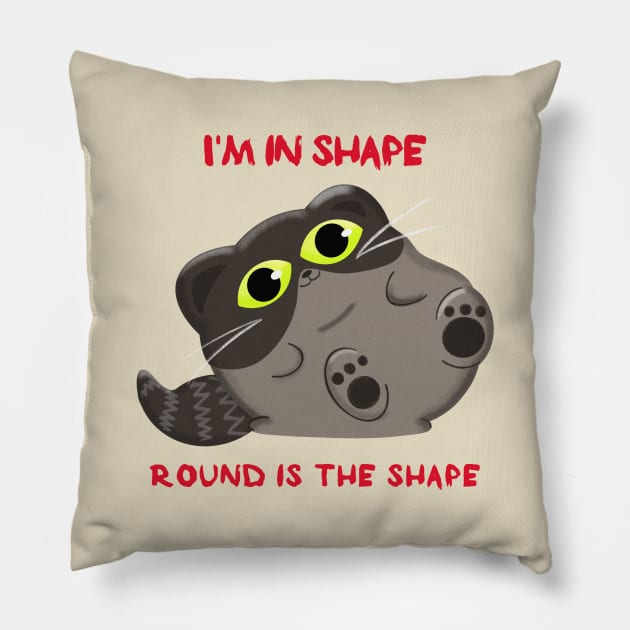 round is my shape Pillow by GttP