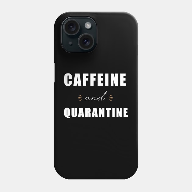 Social distancing - funny coffee lover sayings during quarantine gift Phone Case by Flipodesigner