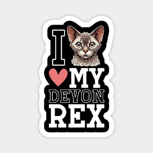 I love my Devon Rex Magnet