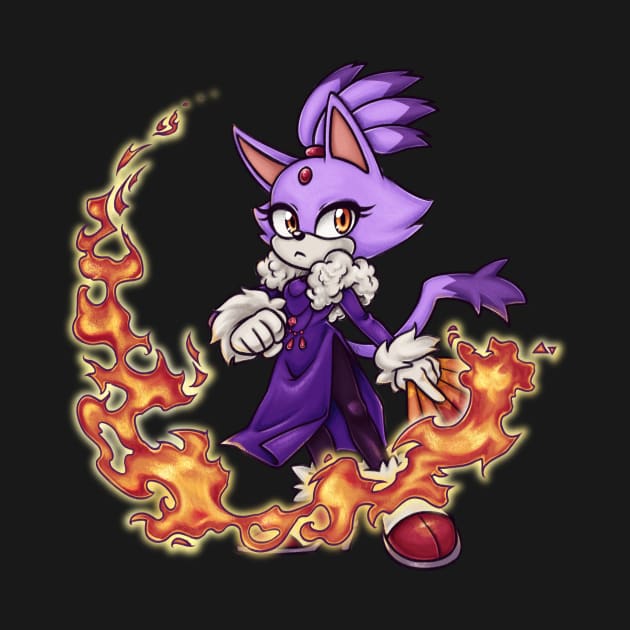 Blaze the Cat by LinketTheElf98