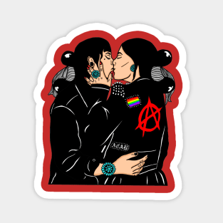 Diné punk couple Magnet