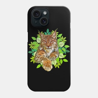 Bobcats wild cat freedom Phone Case