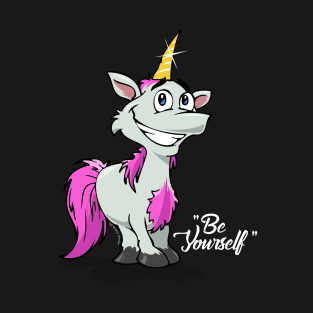 Be Yourself - Unicorn #2    Dark Tees T-Shirt