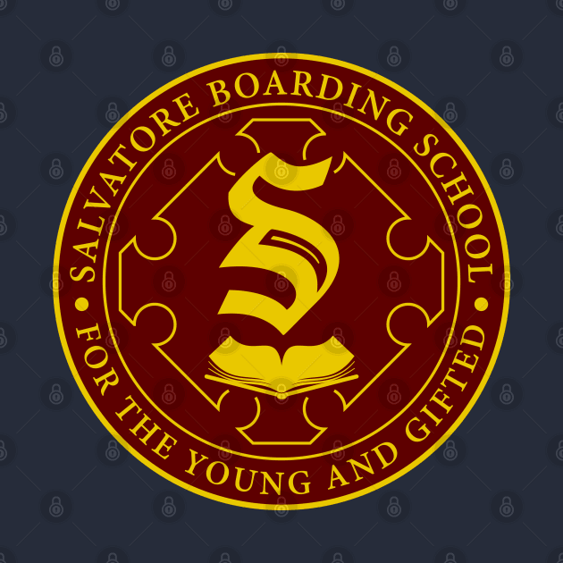 Salvatore Boarding School Crest by BadCatDesigns