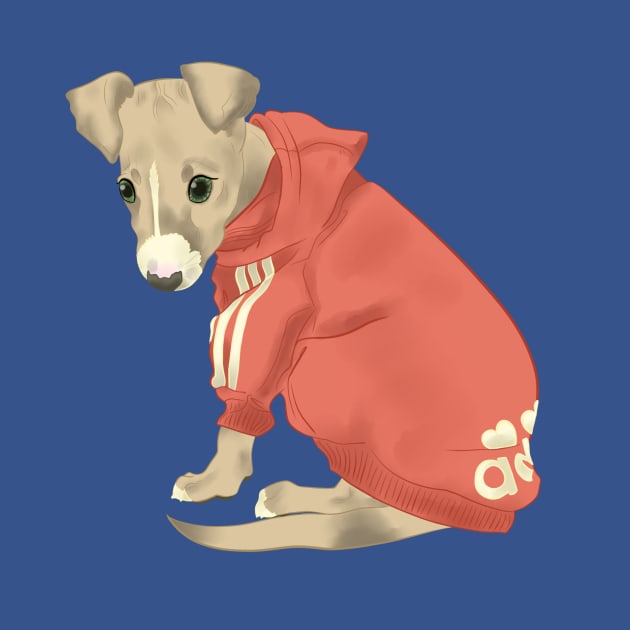 Italian Greyhound by Blacklightco