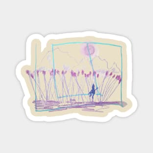 landscape Illustration Magnet