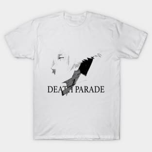 Decim manga longa t camisa decim quindecim anime arte bartender death  parade death parade decim legal olho terno gravata borboleta - AliExpress