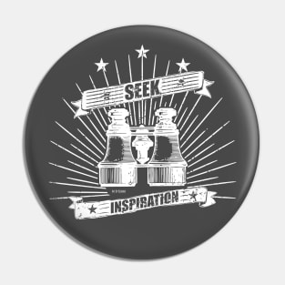 SEEK INSPIRATION, Seek and Ye Shall Find Pin