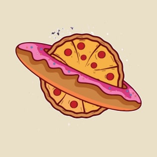 pizza and donuts fast food T-Shirt