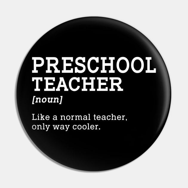 Preschool Teacher Back To School Gift Idea Pin by kateeleone97023