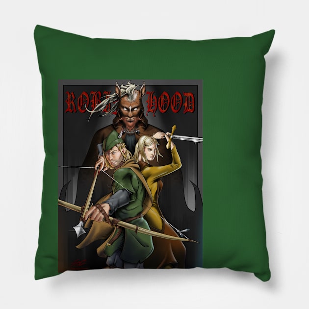 Robin Hood Live On Stage Pillow by Chesterton Stage Productions