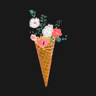 Flowers Cone T-Shirt