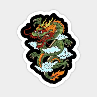 Chibi Dragon: A Cute and Fierce Asian Dragon Magnet