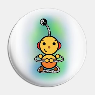 Rolie Polie Olie Meditation Pin