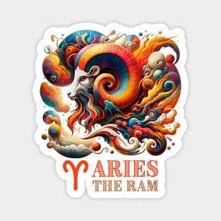 Aries The Ram Zodiac Sign Magnet